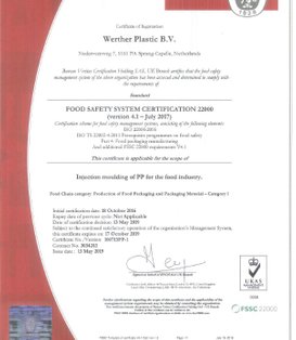 FSSC 22000 - 13-05-2019 - Werther Plastics